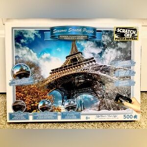 500 piece seasons scratch puzzle